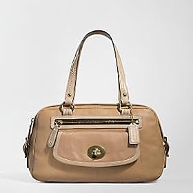 COACH BONNIE LEATHER SATCHEL 13382-- CAMEL