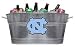 Use this multifunctional galvanized tub with sturdy handles for chilling beverages (18-24 cans or bottles), as a flower planter and much more. Display your favorite team with pride. Dim: 19-5/8?L x 12-1/2?W at top 16-1/8?L x 8-5/8?W at bottom x 8-5/8? T.