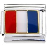 FRENCH FLAG Italian Charm