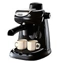 DeLonghi EC5 Steam-Driven 4-Cup Espresso and Cappuccino Maker, Black