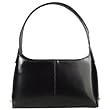 Fontanelli Classy Black Italian Leather Handbag