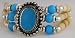 Turquoise and Bone Bracelet picture