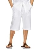 Sean John Big & Tall Solid Linen Shorts
