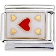 Hearts Playing Card Italian Charm
