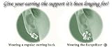 14k Yellow Gold Earquilizer® Standard Earnut for standard Stud, Ball, Post with friction back earrings