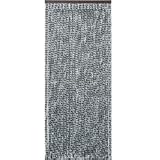 Rideau chenille gris 90x220cm