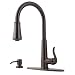 Tools & Hardware : Price Pfister 529-7YPZ Ashfield Single-Handle Pull-Down Kitchen Faucet, Oil Rubbed Bronze