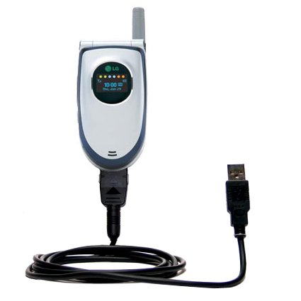 Classic Straight USB Cable for the LG VX5450 with Power Hot Sync and Charge capabilities - uses Gomadic TipExchange Technology