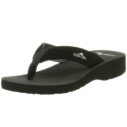 Cobian Women's Fiji Flip Flop,Black,9 M