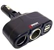 Wagan Twin USB/DC Socket Connector Adapter-2438