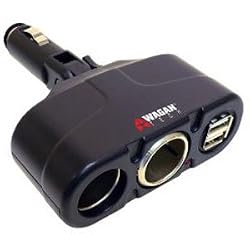 Wagan Twin USB/DC Socket Connector Adapter-2438
