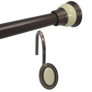 Elite Home Fashions Finial Shower Rod