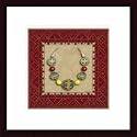 Oudayas Jewels, Art Poster by Chariklia Zarris, with Wood Frame, poster size: 19" x 13"