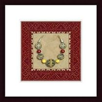 Oudayas Jewels, Art Poster by Chariklia Zarris, with Wood Frame, poster size: 19" x 13"