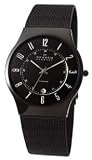 Skagen #233XLTMB Men's Black IP Titanium Mesh Band Watch