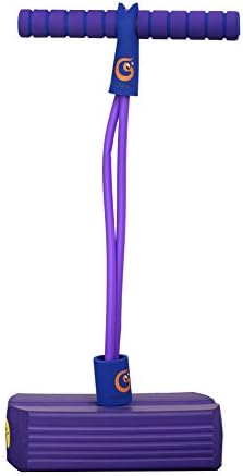 GaGaBang - Fun and Safe Pogo Stick For Toddlers - High Quality, Durable Foam and Bungee Jumper For Ages 3+, Supports up to 250lbs, Foam Purple