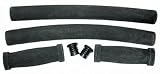 Pyramid Cruiser Foam 4Pc Set Bicycle Grips, Black