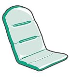 Adirondack Chair Cushion 49 X 20-1/2 X 2H -Aqua