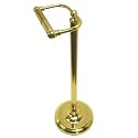 Kingston Brass Free Standing Polished Brass Toilet Paper Holder