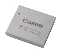 Canon NB-4L Battery Pack for the SD400, SD630, SD600, SD750, SD1000 & TX1 Digital Cameras