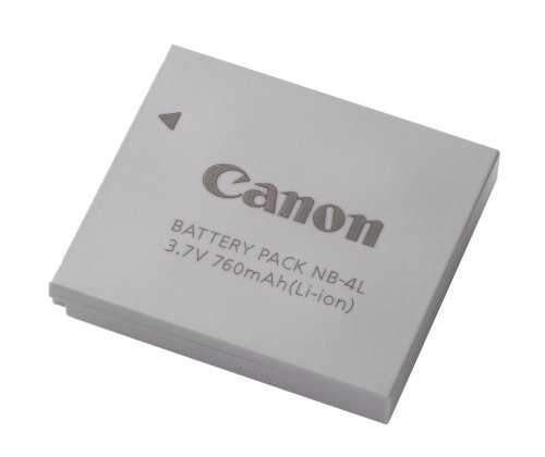 Canon NB-4L Battery Pack for the SD400, SD630, SD600, SD750, SD1000 & TX1 Digital Cameras