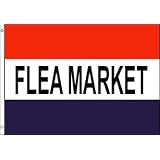 Flea Market Flag Polyester 2 ft. x 3 ft. by SHOPZEUS
