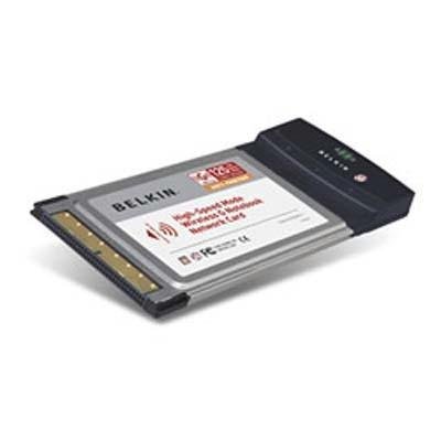 Belkin 802.11g Wireless Notebook Network Card - Network adapter - CardBus - 802.11b, 802.11g