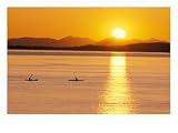 Kayaking at Sunset, San Juan Islands, Washington, USA Photographic Poster Print by Stuart... by Kayaking