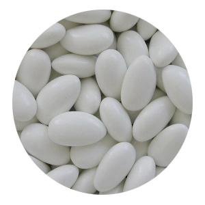 Jordan Almonds, EXTRA Fine, White, 16 oz (1lb) by parthenonfoods.com