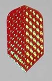 3 sets Red Glittering Slim flights - Iridescent - Dimplex Style