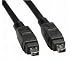 FPUK 1.8m Firewire 4 pin to 4 pin Lead IEEE 1394 DV Out Cable