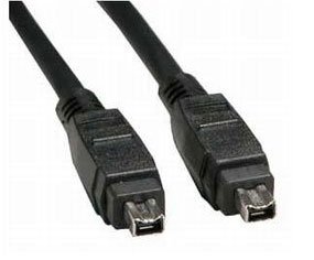FPUK 1.8m Firewire 4 pin to 4 pin Lead IEEE 1394 DV Out Cable