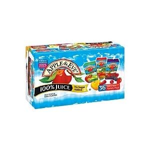 Apple and Eve® 100% Juice Box No Sugar Added Variety-36 6.75 oz by Apple & Eve