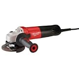 Factory-Reconditioned Milwaukee 6148-830 4-1/2-Inch 10 Amp Paddle Switch Small Angle Grinder with Lock-On Button