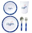 Los Angeles Dodgers 5 Piece Children's Dinner Set - Baseball Sports Merchandise
