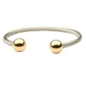 Sabona Wire Magnetic Bracelet Two Tone - S/M