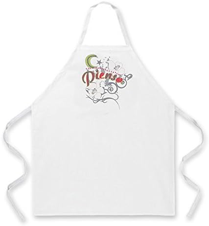 Coolflyer Personalized Custom Flower Name Home Kitchen Apron, One Size Fits Most