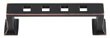 Atlas Homewares 250-VB 3-1/4-Inch Craftsman Corner Modern Craftsman Pull, Venetian Bronze