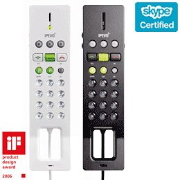Click here to buy Ipevo Free-1 USB Phone White + Black Sharing Pack Skype Certified by Ipevo.