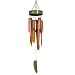 Asli Arts Med Lime Ring Bamboo 24 Inch Wind Chime