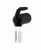 Dualit 88525 Professional 5 Speed Hand Mixer in Soft Touch Finish, Black