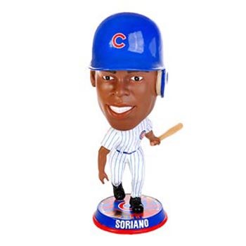 Alfonso Soriano Chicago Cubs MLB 2010 Big Head Bobble (Quantity of 1)