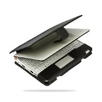 Noir Luxe Luxury Black Leather Premium Case for Acer Aspire One - Black