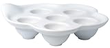 Revol Belle Cuisine BC1006-1  5.5 Inch x 5 Inch x 1.5 Inch Escargot Plate, 6 Holes