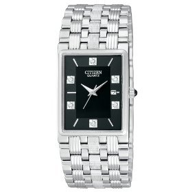 Citizen #BH1560-56G Men's Diamond Stainless Steel Watch