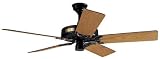 Hunter Ceiling Fans 23855BL Original Classic 52 Fan - Black Cast Iron Indoor Fan 52