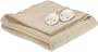 Sunbeam Royal Dreams Full Heated Blanket, Sand