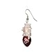 Houston Texans NFL Snowman Football Earrings (1.5)