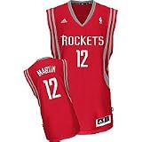 Adidas Houston Rockets Kevin Martin Youth (Sizes 8-20) Revolution 30 Swingman Road Jersey Small