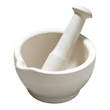 from Premier Housewares Premier Housewares  Stoneware Mortar and Pestle, White Model 1001102